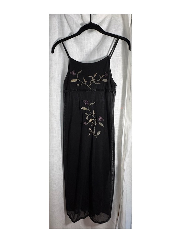 Vintage Dresses & Skirts - Black Slip Dress vintage